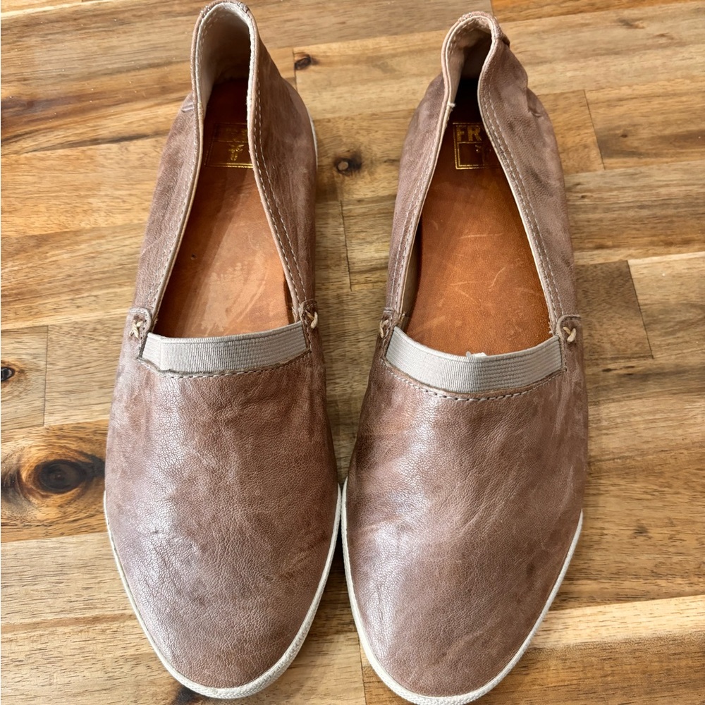 Frye Leather Slip on Flats